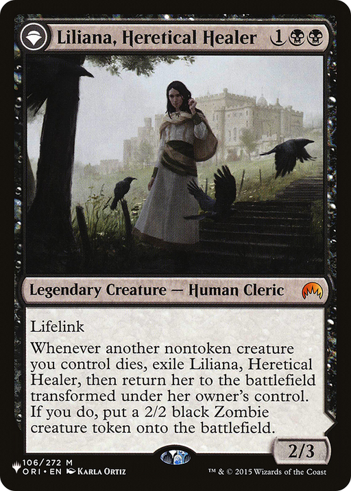 Liliana, Heretical Healer (LIST-106) [Mystery Booster] The List MTG Single Wizards of the Coast