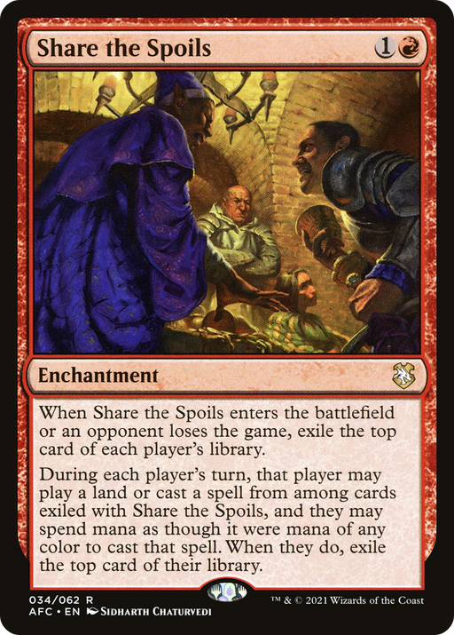 Share the Spoils (AFC-034) [Forgotten Realms Commander] MTG Single Wizards of the Coast