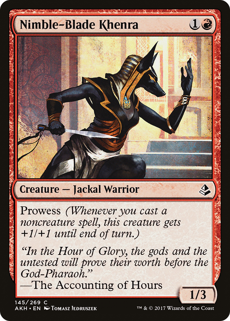 Nimble-Blade Khenra (AKH-145) [Amonkhet] MTG Single Wizards of the Coast