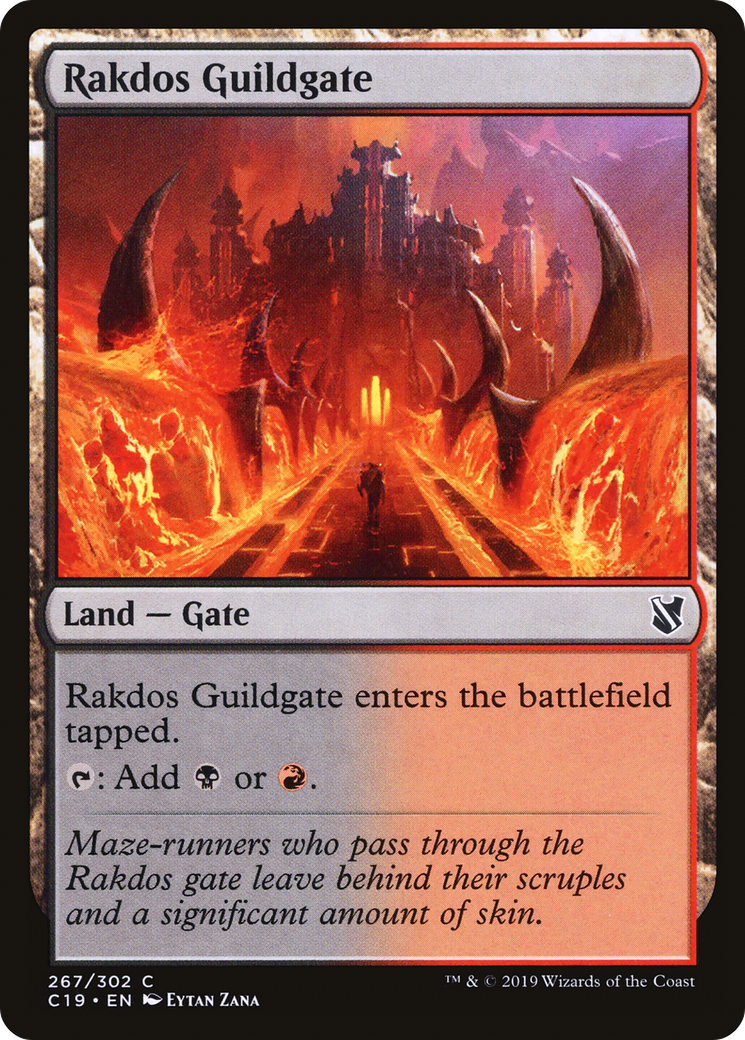 Rakdos Guildgate (C19-267) [Commander 2019] MTG Single Wizards of the Coast