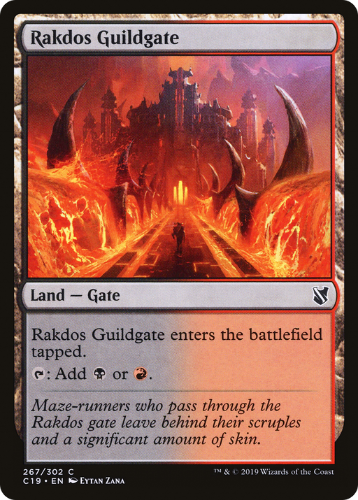 Rakdos Guildgate (C19-267) [Commander 2019] MTG Single Wizards of the Coast