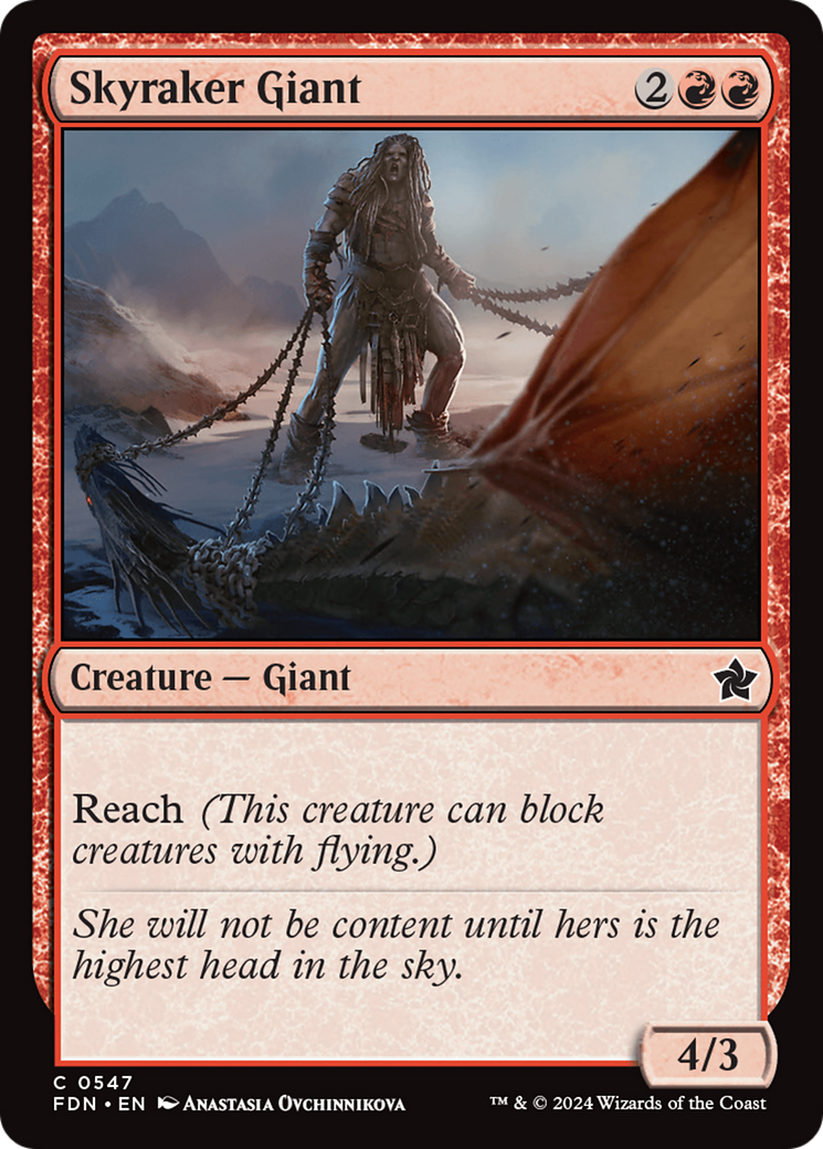 Skyraker Giant (FDN-547) [Foundations] MTG Single Wizards of the Coast