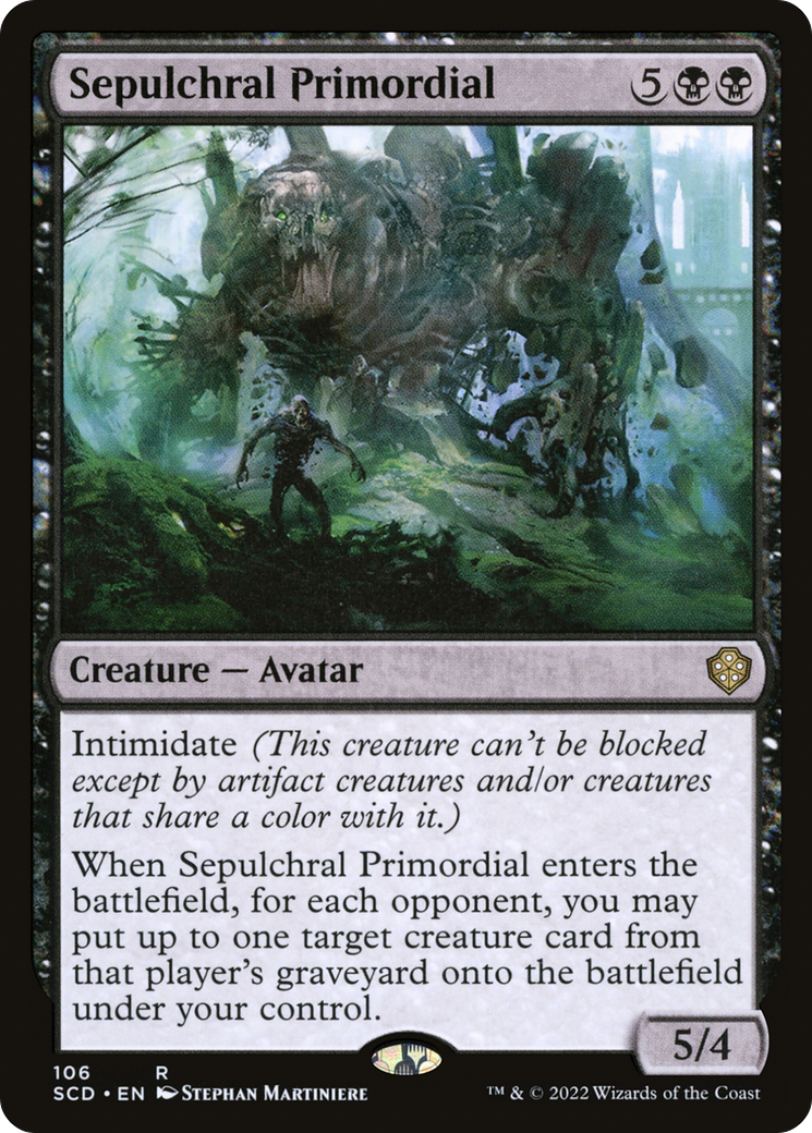 Sepulchral Primordial (SCD-106) [Starter Commander Decks] MTG Single Wizards of the Coast