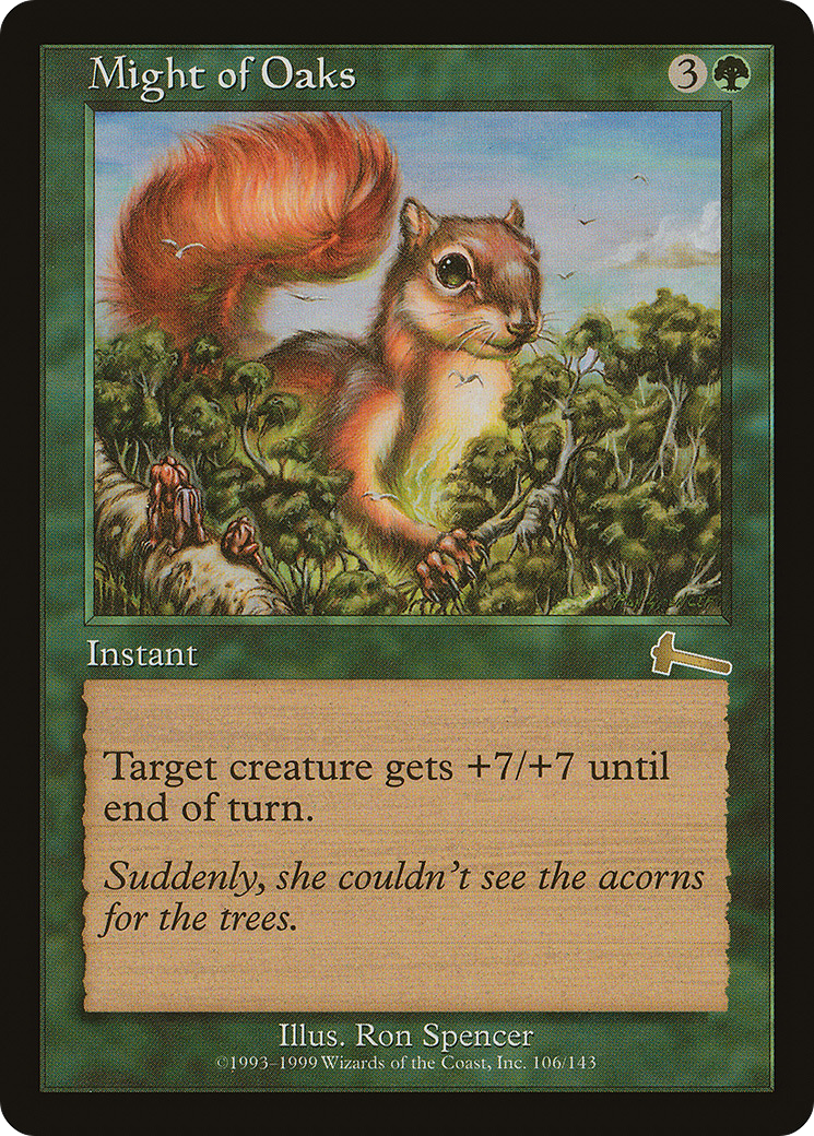Might of Oaks (ULG-106) [Urza's Legacy] MTG Single Wizards of the Coast