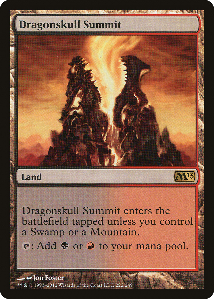 Dragonskull Summit (M13-222) [Magic 2013] MTG Single Wizards of the Coast