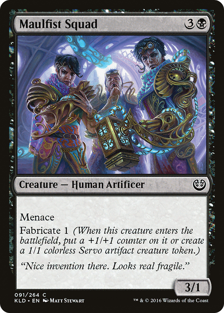 Maulfist Squad (KLD-091) [Kaladesh] MTG Single Wizards of the Coast