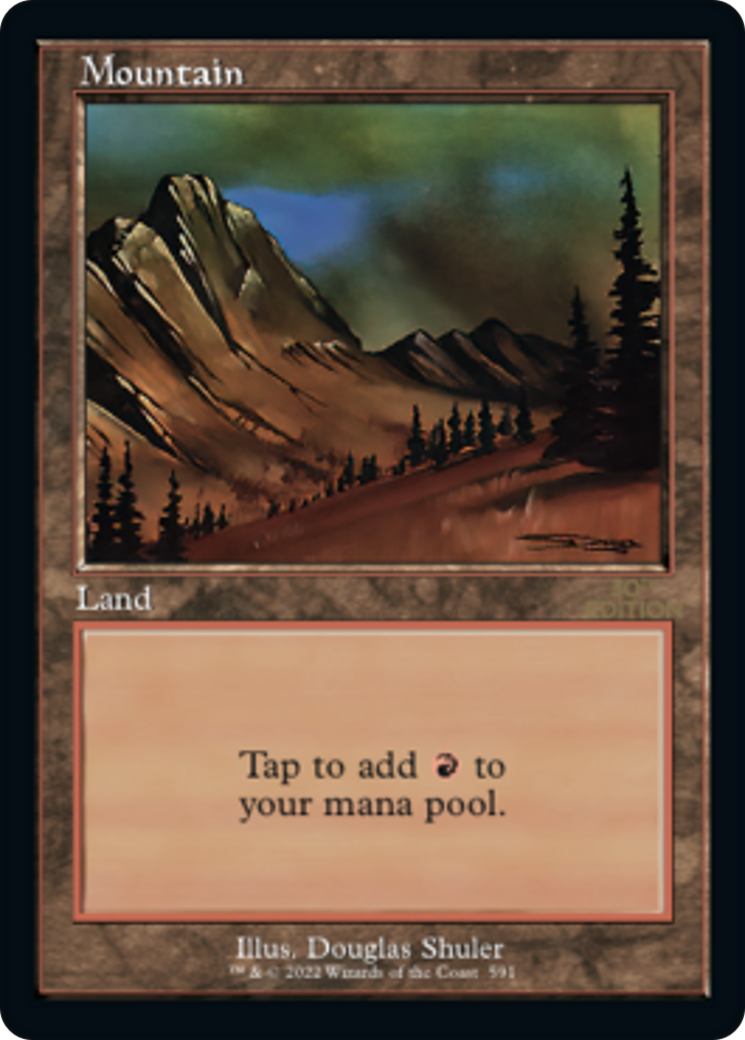 Mountain (30A-591) [30th Anniversary Edition] MTG Single Wizards of the Coast