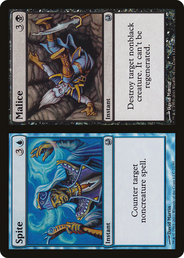 Spite // Malice (DDH-071) [Misc] Duel Decks: Ajani vs. Nicol Bolas MTG Single Wizards of the Coast