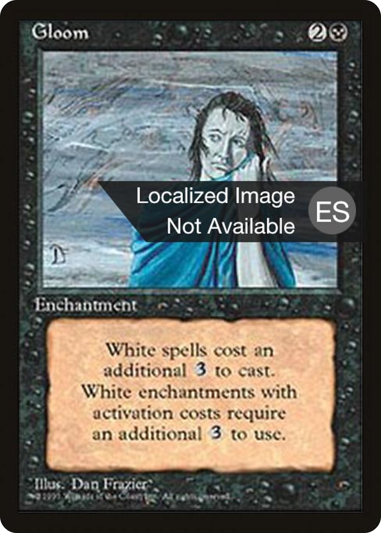 Gloom (4BB-139) [Fourth Edition Foreign Black Border] MTG Single Wizards of the Coast