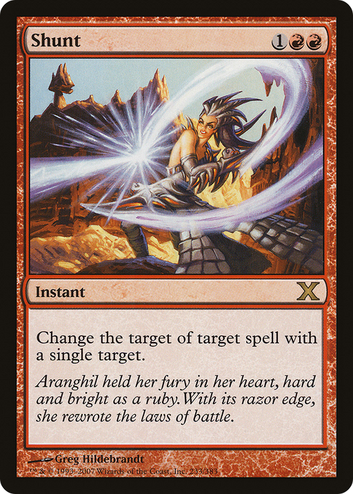 Shunt (10E-233) [Tenth Edition] Foil MTG Single Wizards of the Coast