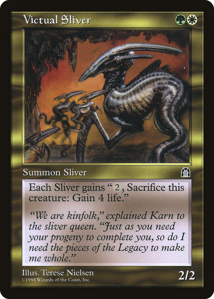 Victual Sliver (STH-131) [Stronghold] MTG Single Wizards of the Coast