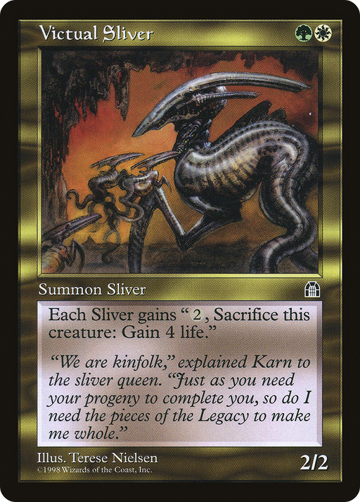 Victual Sliver (STH-131) [Stronghold] MTG Single Wizards of the Coast