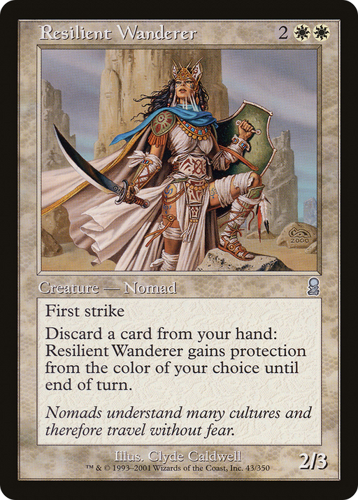 Resilient Wanderer (ODY-043) [Odyssey] MTG Single Wizards of the Coast