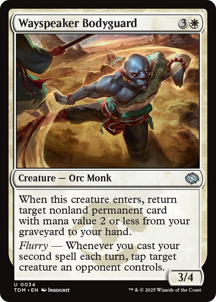 Wayspeaker Bodyguard (TDM-034) [Tarkir: Dragonstorm] Foil MTG Single Wizards of the Coast