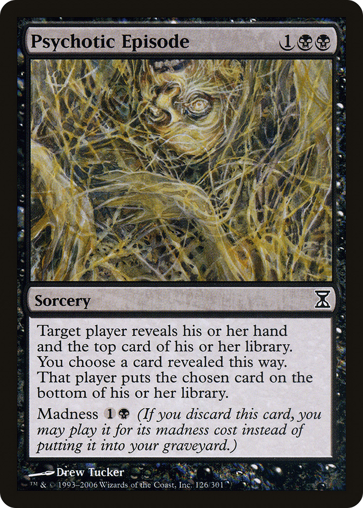 Psychotic Episode (TSP-126) [Time Spiral] Foil MTG Single Wizards of the Coast