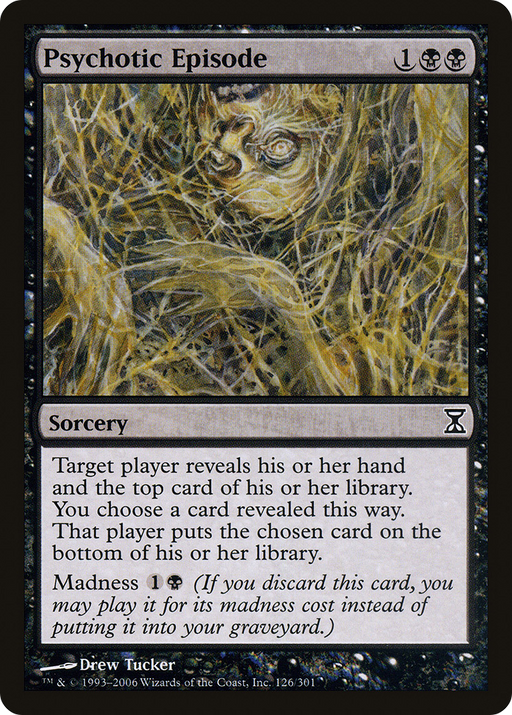 Psychotic Episode (TSP-126) [Time Spiral] Foil MTG Single Wizards of the Coast