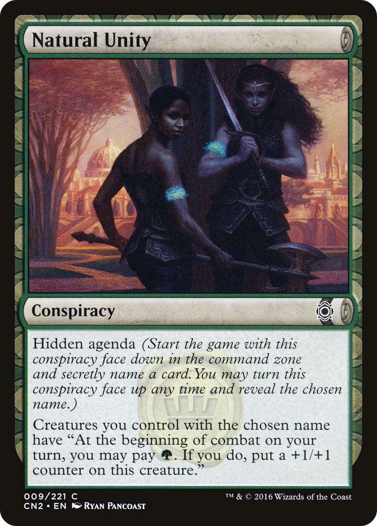 Natural Unity [Conspiracy: Take the Crown] MTG Single Magic: The Gathering