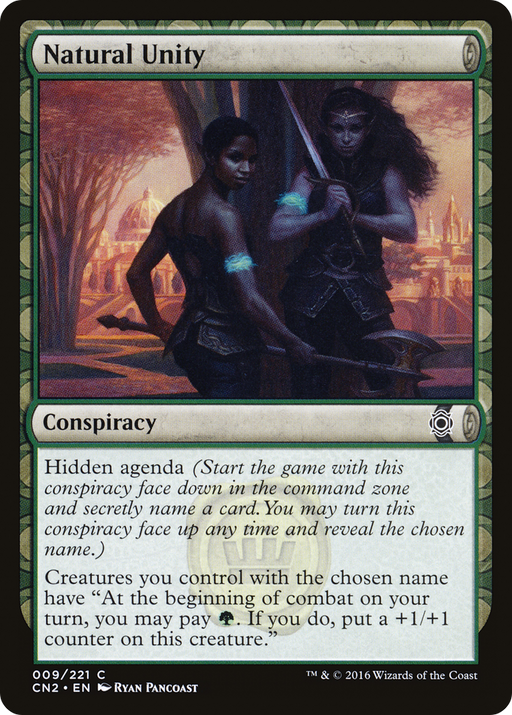 Natural Unity (CN2-009) [Conspiracy: Take the Crown] MTG Single Wizards of the Coast