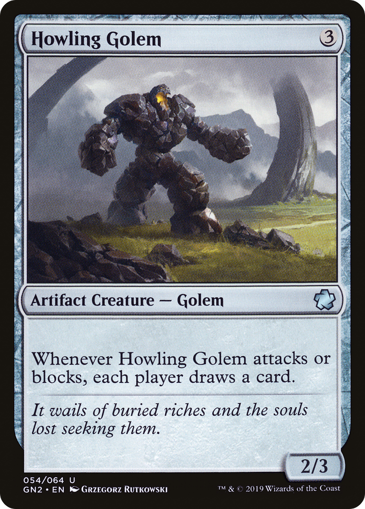 Howling Golem (GN2-054) [Misc] Game Night 2019 MTG Single Wizards of the Coast