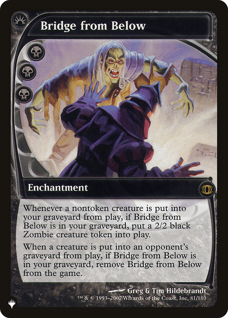 Bridge from Below (LIST-81/180) [Mystery Booster] The List MTG Single Wizards of the Coast