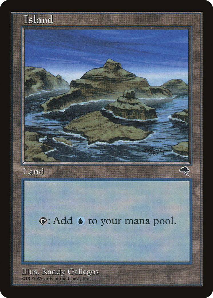 Island (TMP-338) [Tempest] MTG Single Wizards of the Coast