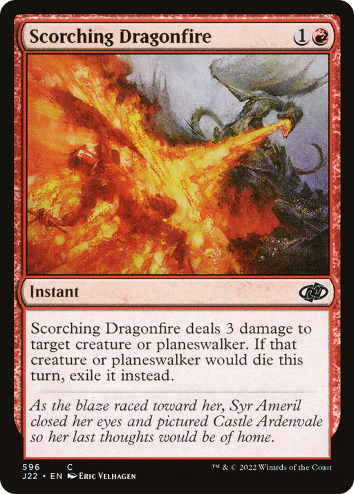 Scorching Dragonfire (J22-596) [Jumpstart 2022] MTG Single Wizards of the Coast