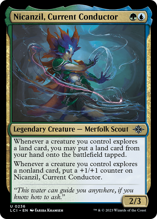 Nicanzil, Current Conductor (LCI-236) [The Lost Caverns of Ixalan] Foil MTG Single Wizards of the Coast
