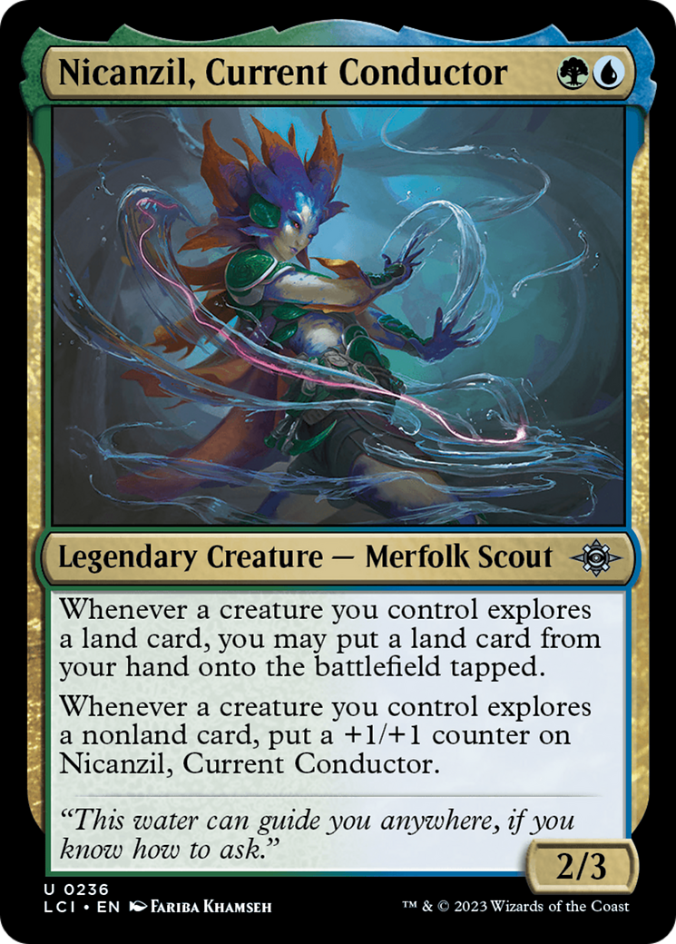 Nicanzil, Current Conductor (LCI-236) [The Lost Caverns of Ixalan] MTG Single Wizards of the Coast