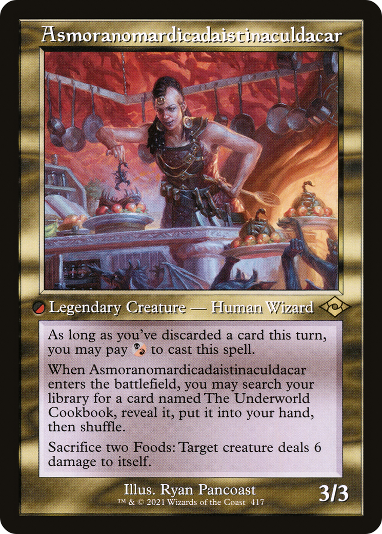 Asmoranomardicadaistinaculdacar (MH2-417) [Modern Horizons 2] Foil MTG Single Wizards of the Coast