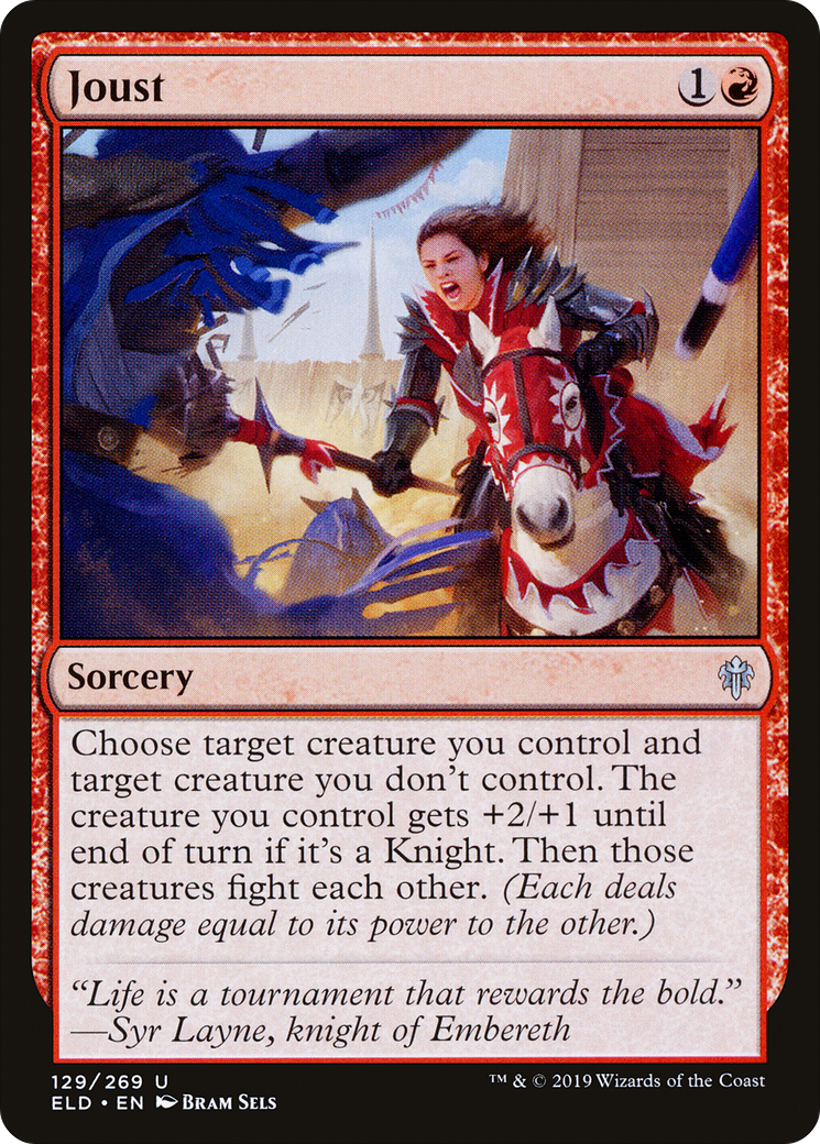 Joust (ELD-129) [Throne of Eldraine] MTG Single Wizards of the Coast