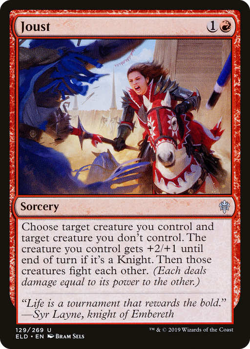 Joust (ELD-129) [Throne of Eldraine] MTG Single Wizards of the Coast