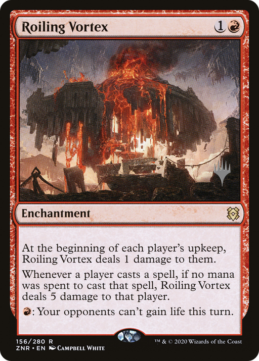 Roiling Vortex (PPZNR-156) [Zendikar Rising Promos] Foil MTG Single Wizards of the Coast
