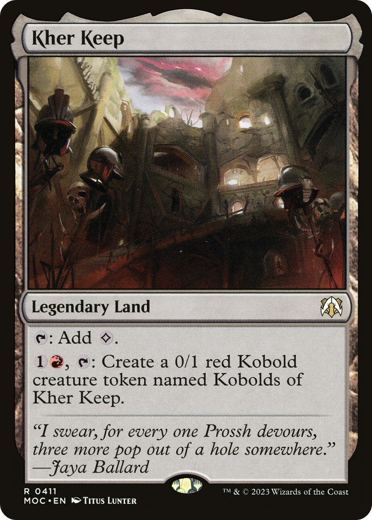 Kher Keep (MOC-411) [March of the Machine Commander] MTG Single Wizards of the Coast