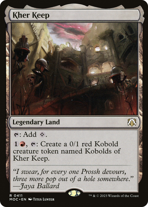 Kher Keep (MOC-411) [March of the Machine Commander] MTG Single Wizards of the Coast