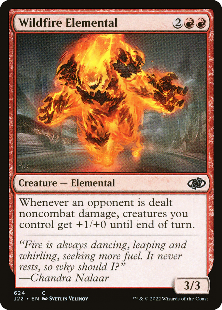 Wildfire Elemental (J22-624) [Jumpstart 2022] MTG Single Wizards of the Coast