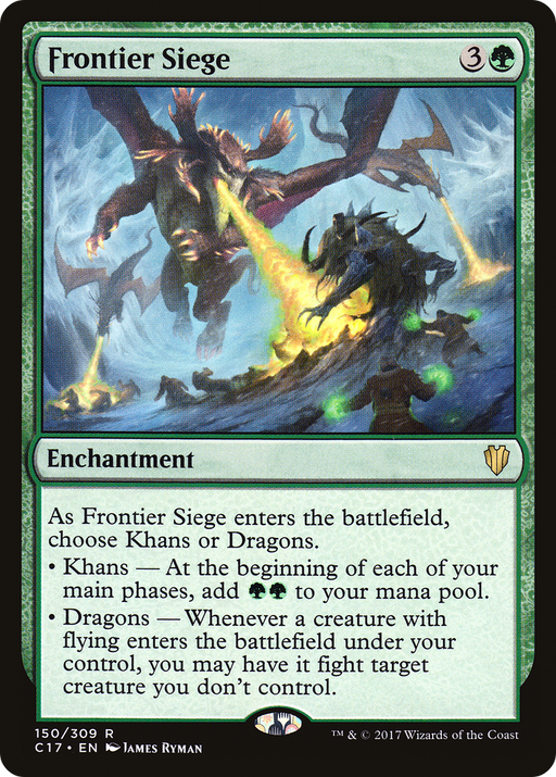 Frontier Siege (C17-150) [Commander 2017] MTG Single Wizards of the Coast