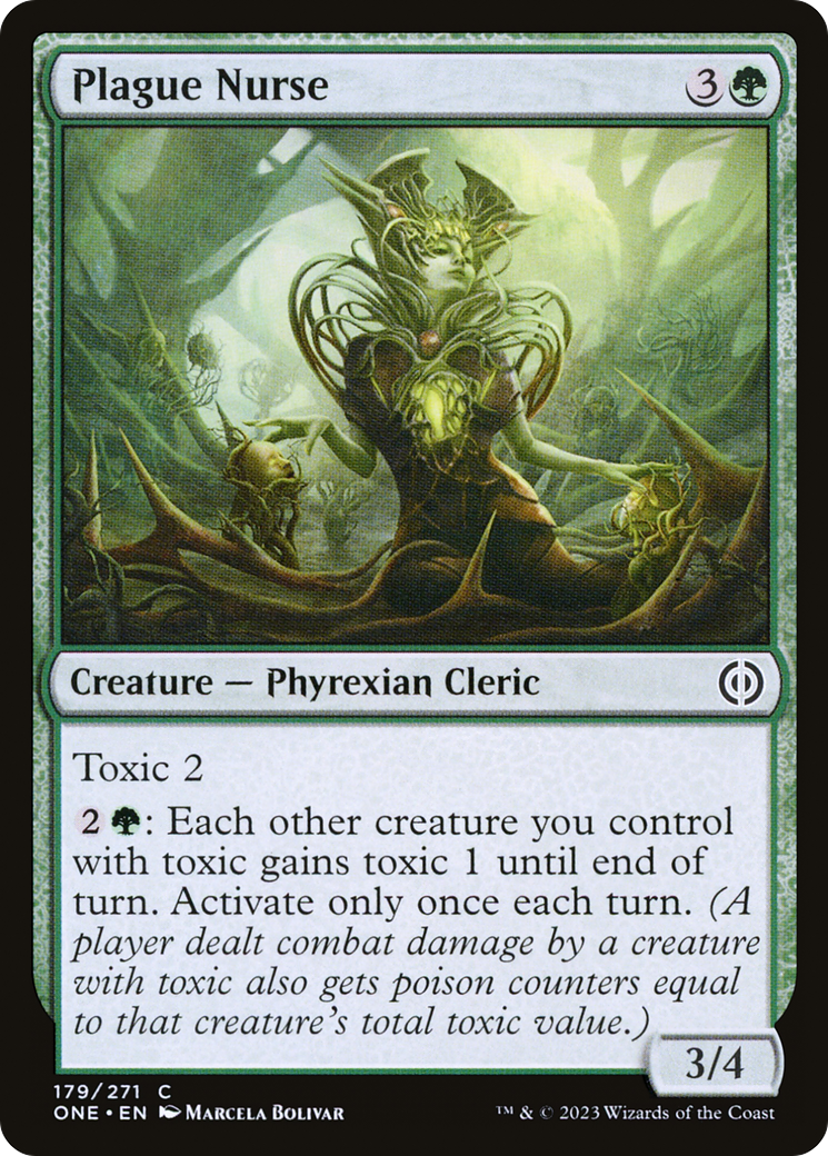 Plague Nurse (ONE-179) [Phyrexia: All Will Be One] Foil MTG Single Wizards of the Coast