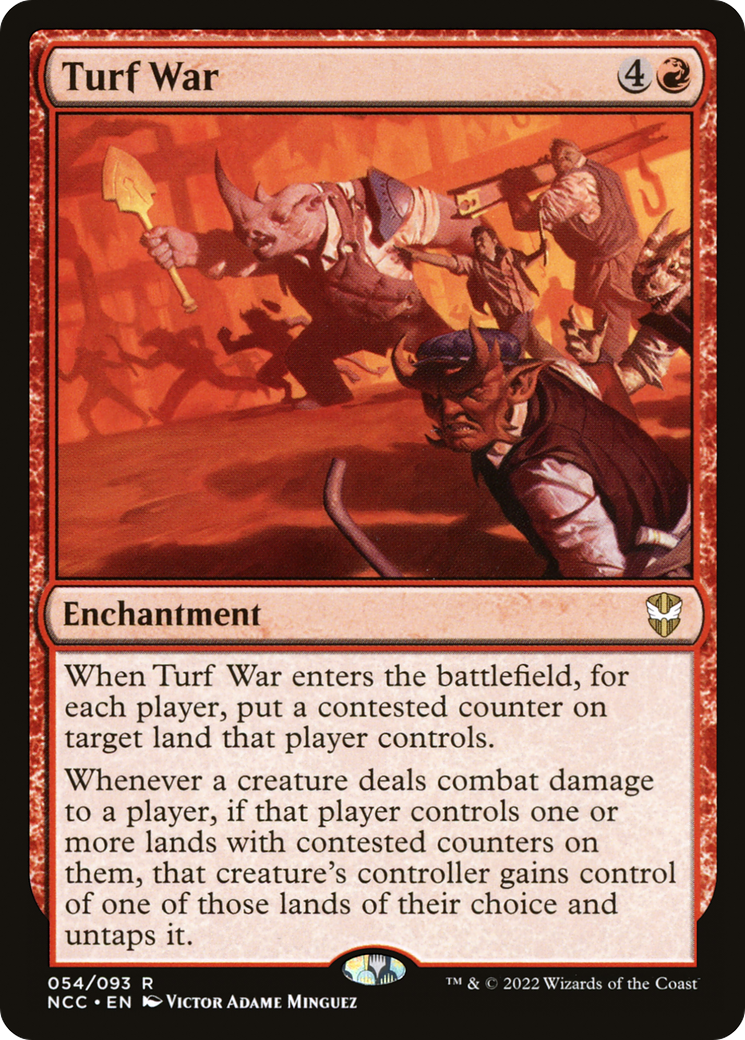 Turf War (NCC-054) [New Capenna Commander] MTG Single Wizards of the Coast