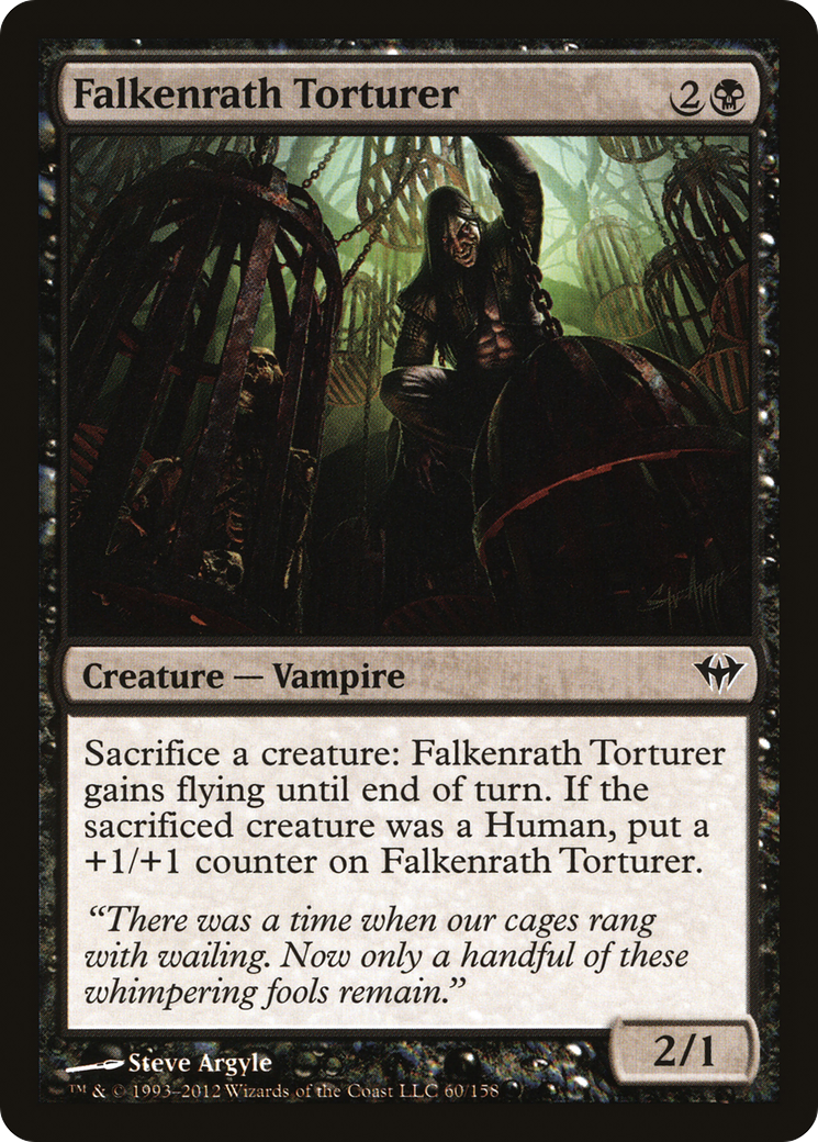 Falkenrath Torturer (DKA-060) [Dark Ascension] Foil MTG Single Wizards of the Coast