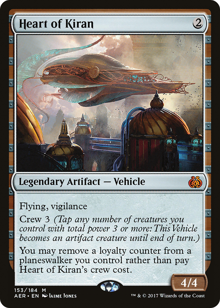 Heart of Kiran (AER-153) [Aether Revolt] Foil MTG Single Wizards of the Coast