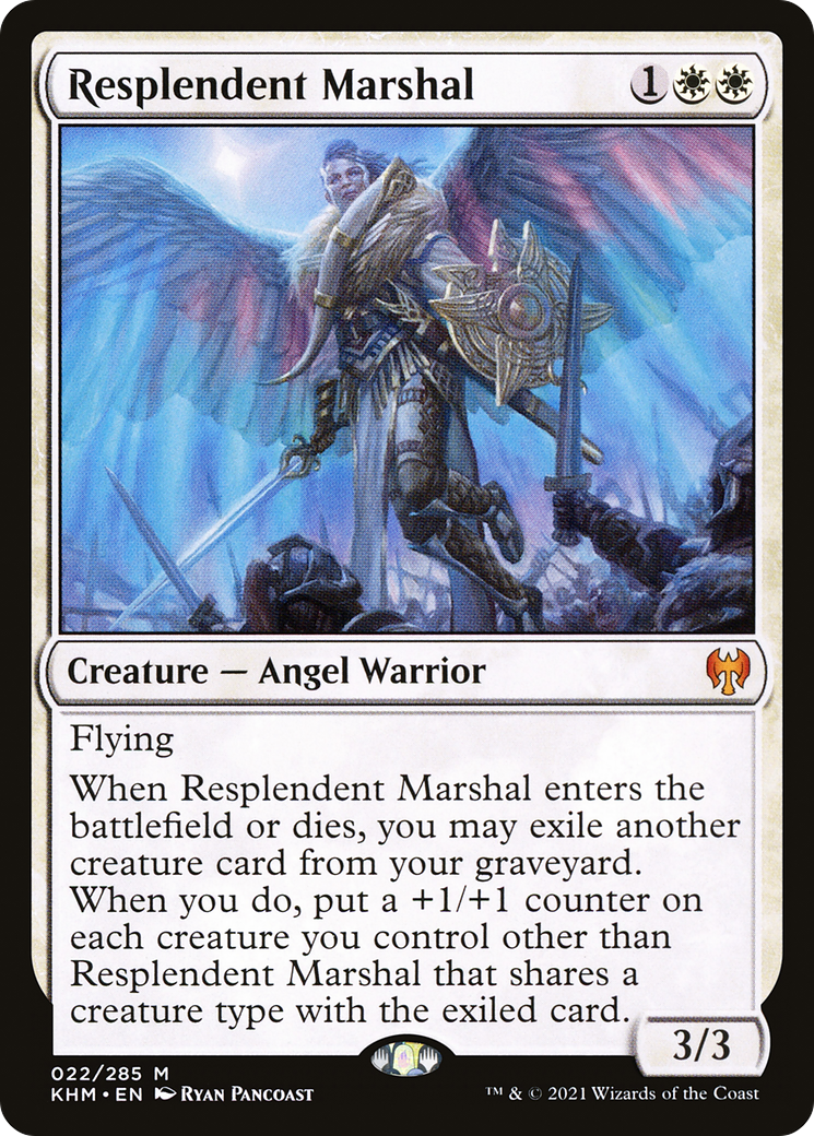 Resplendent Marshal (KHM-022) [Kaldheim] Foil MTG Single Wizards of the Coast