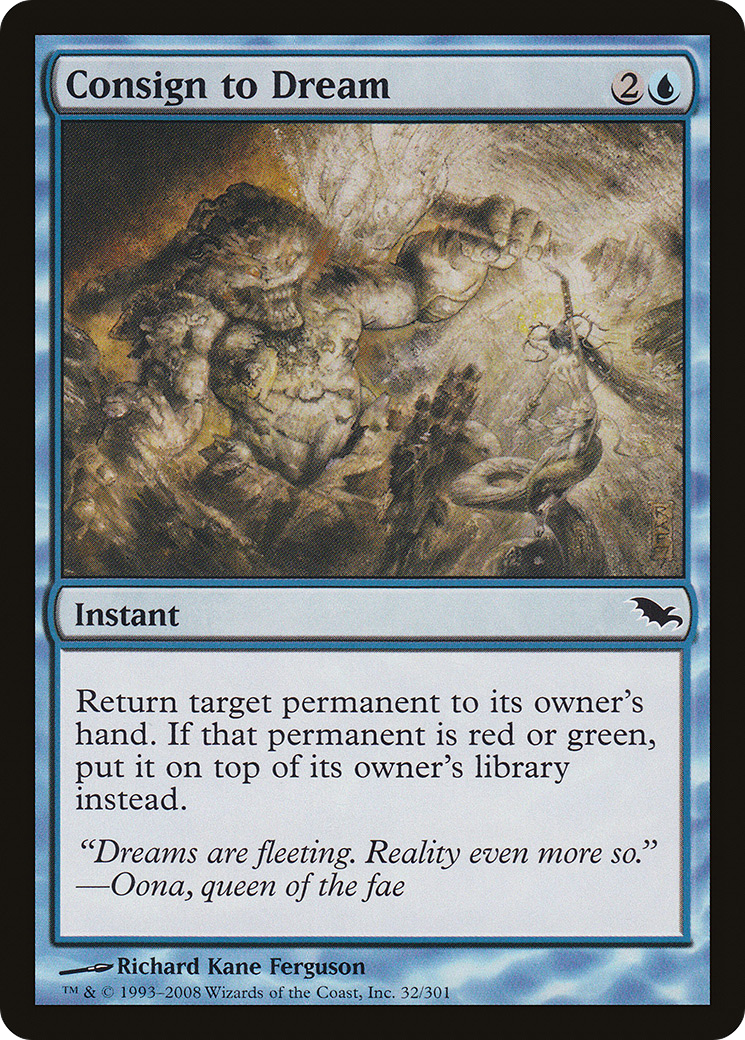 Consign to Dream (SHM-032) [Shadowmoor] Foil MTG Single Wizards of the Coast