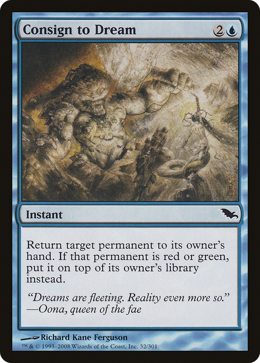 Consign to Dream (SHM-032) [Shadowmoor] MTG Single Wizards of the Coast