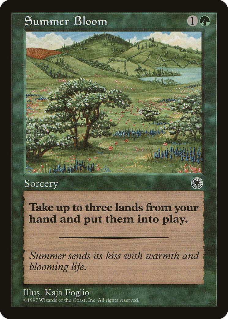 Summer Bloom (POR-187) [Misc] Portal MTG Single Wizards of the Coast