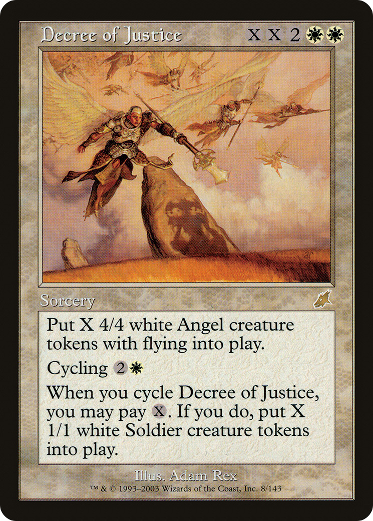 Decree of Justice (SCG-008) [Scourge] MTG Single Wizards of the Coast