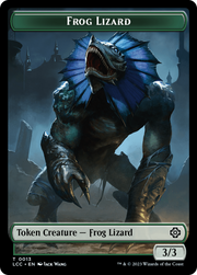 Frog Lizard // Merfolk (0003) Double-Sided Token [Tokens] The Lost Caverns of Ixalan Commander Tokens MTG Single Magic: The Gathering