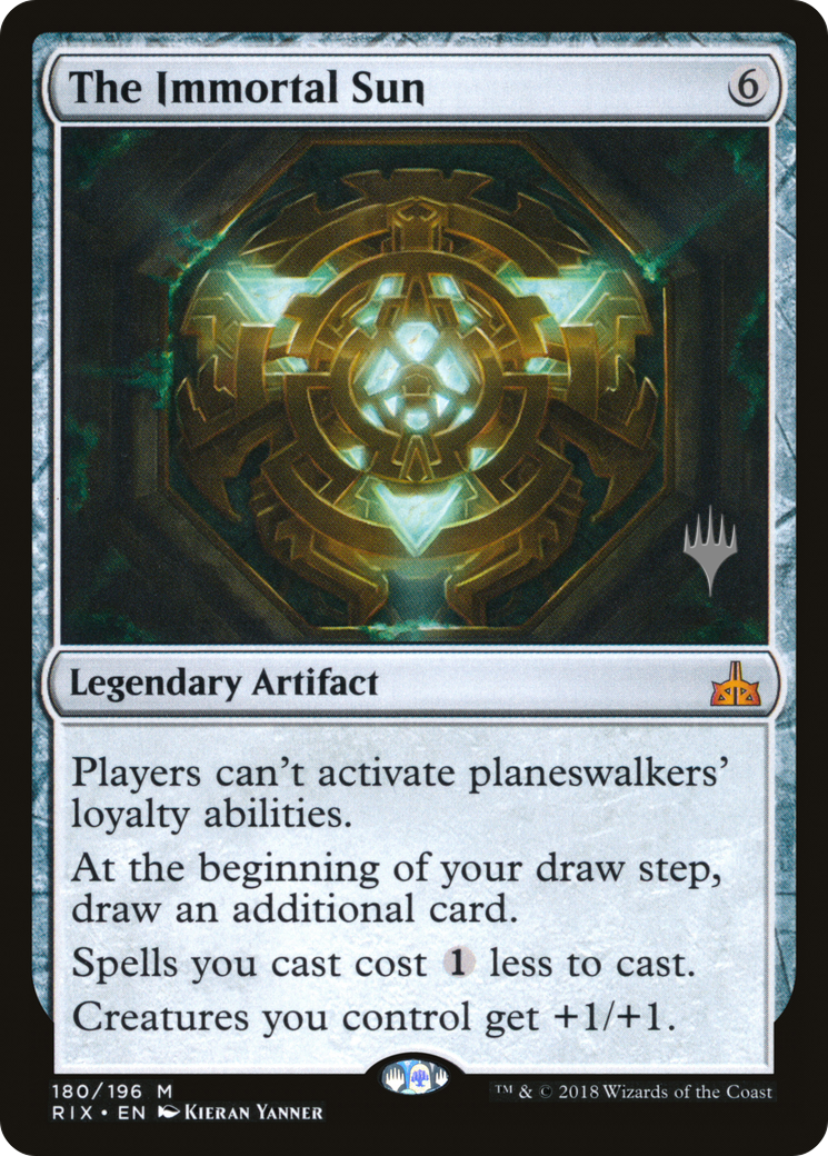 The Immortal Sun (Promo Pack) [Rivals of Ixalan Promos] MTG Single Magic: The Gathering