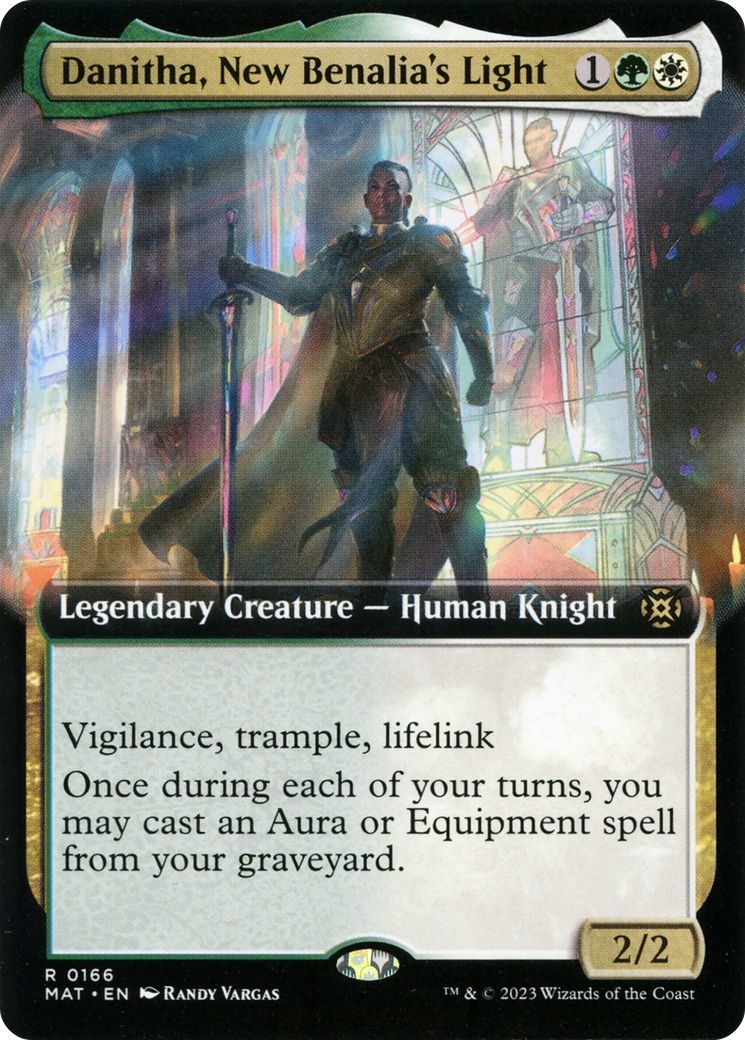 Danitha, New Benalia's Light (MAT-166) [March of the Machine: The Aftermath] (Extended Art) MTG Single Wizards of the Coast