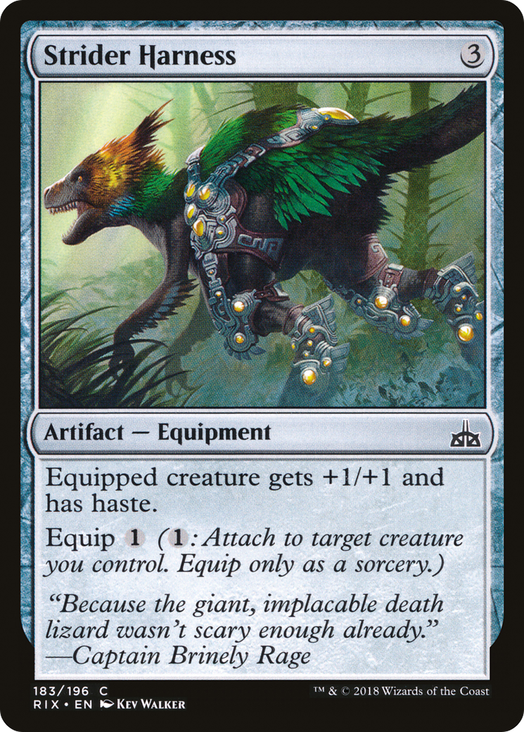 Strider Harness (RIX-183) [Rivals of Ixalan] MTG Single Wizards of the Coast