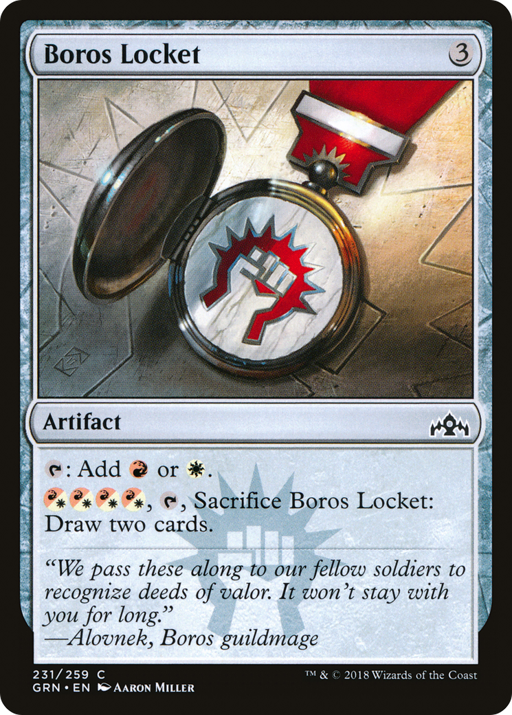 Boros Locket (GRN-231) [Guilds of Ravnica] Foil MTG Single Wizards of the Coast